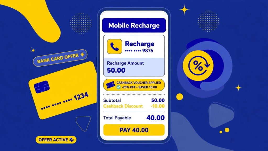 Bank and wallet cashback on Airtel mobile recharge offers