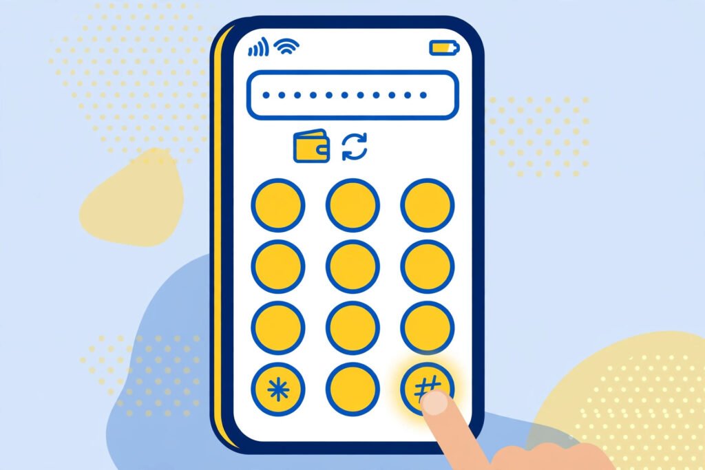 Dialling Airtel and Vi balance check USSD codes on a phone dialler