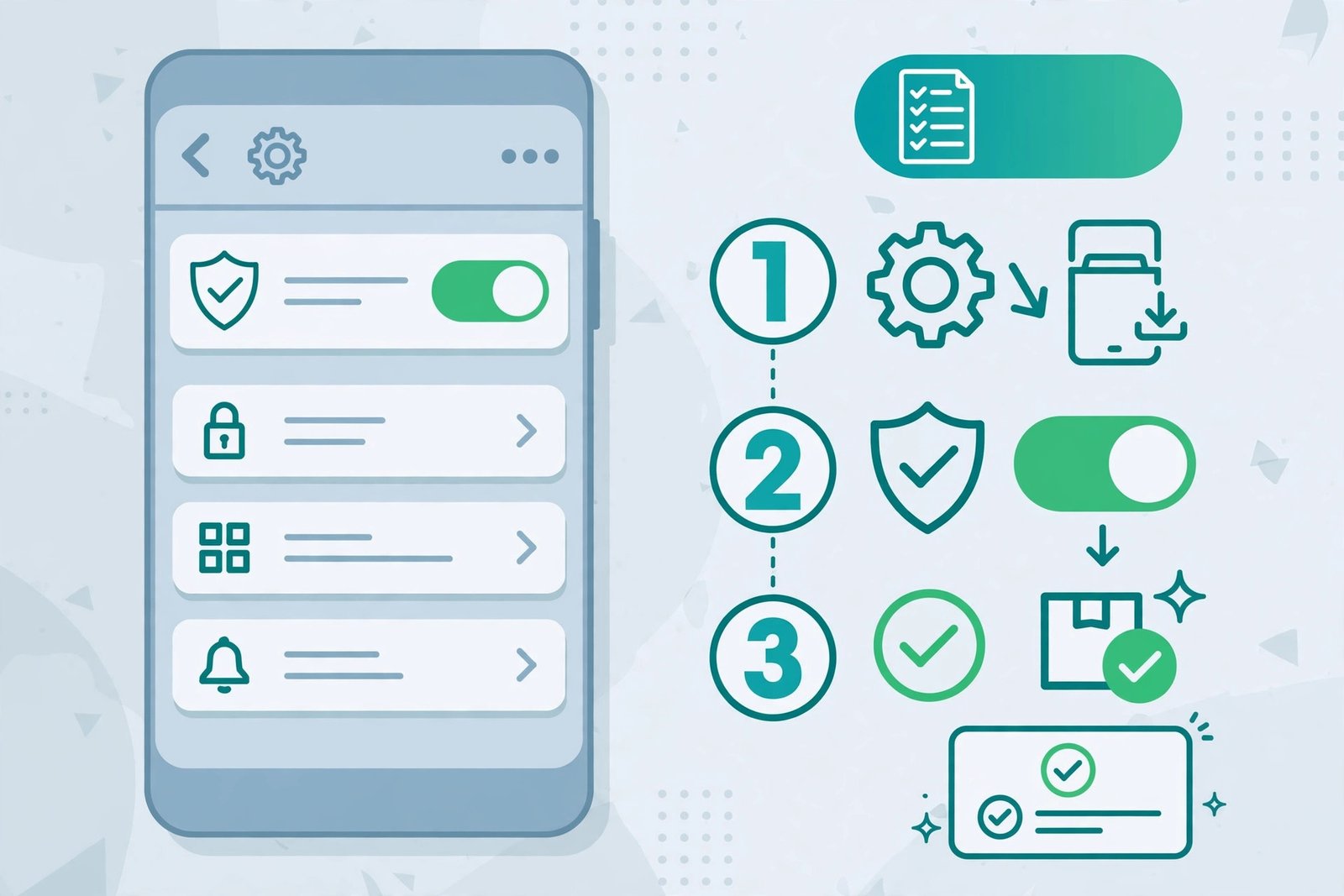 Allow install unknown apps setting on Android to fix parsing package error