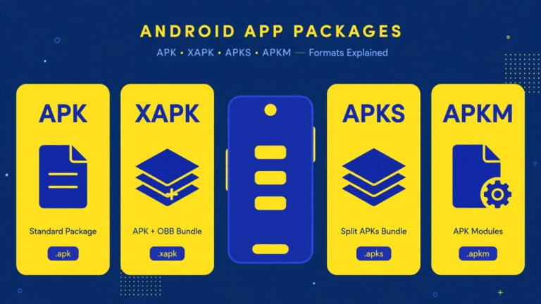 APK vs XAPK vs APKS vs APKM difference explained for Android users
