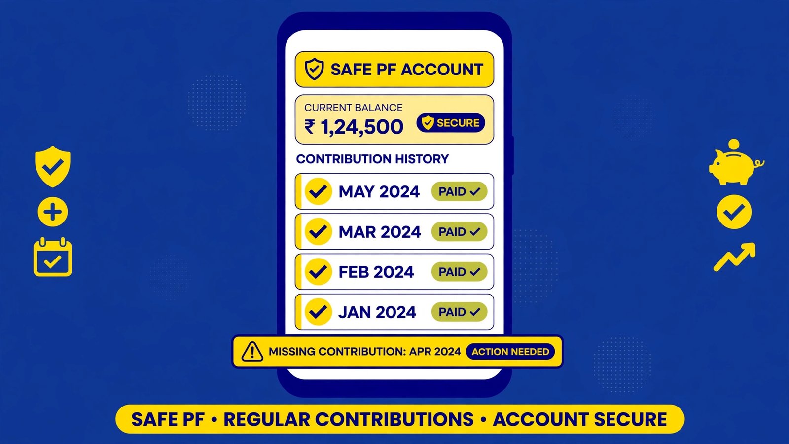 EPF passbook missing monthly contribution check in UMANG app