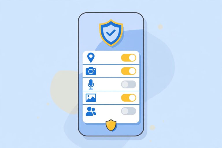 How to check app permissions in Play Store Data safety section