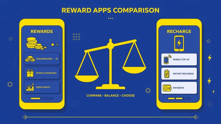mRewards vs TaskBucks comparison which free recharge app is better