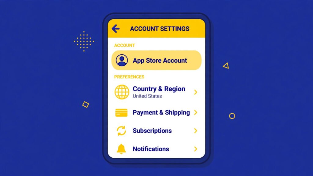 Google Play Store country and profiles settings check India