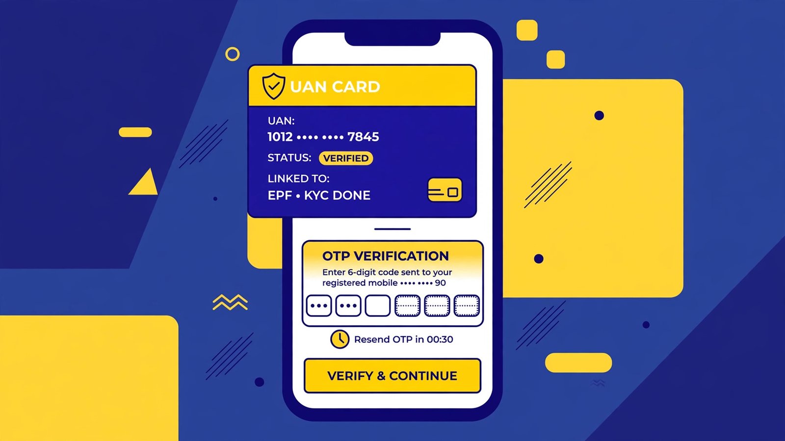 UAN and OTP login for UMANG app PF balance check